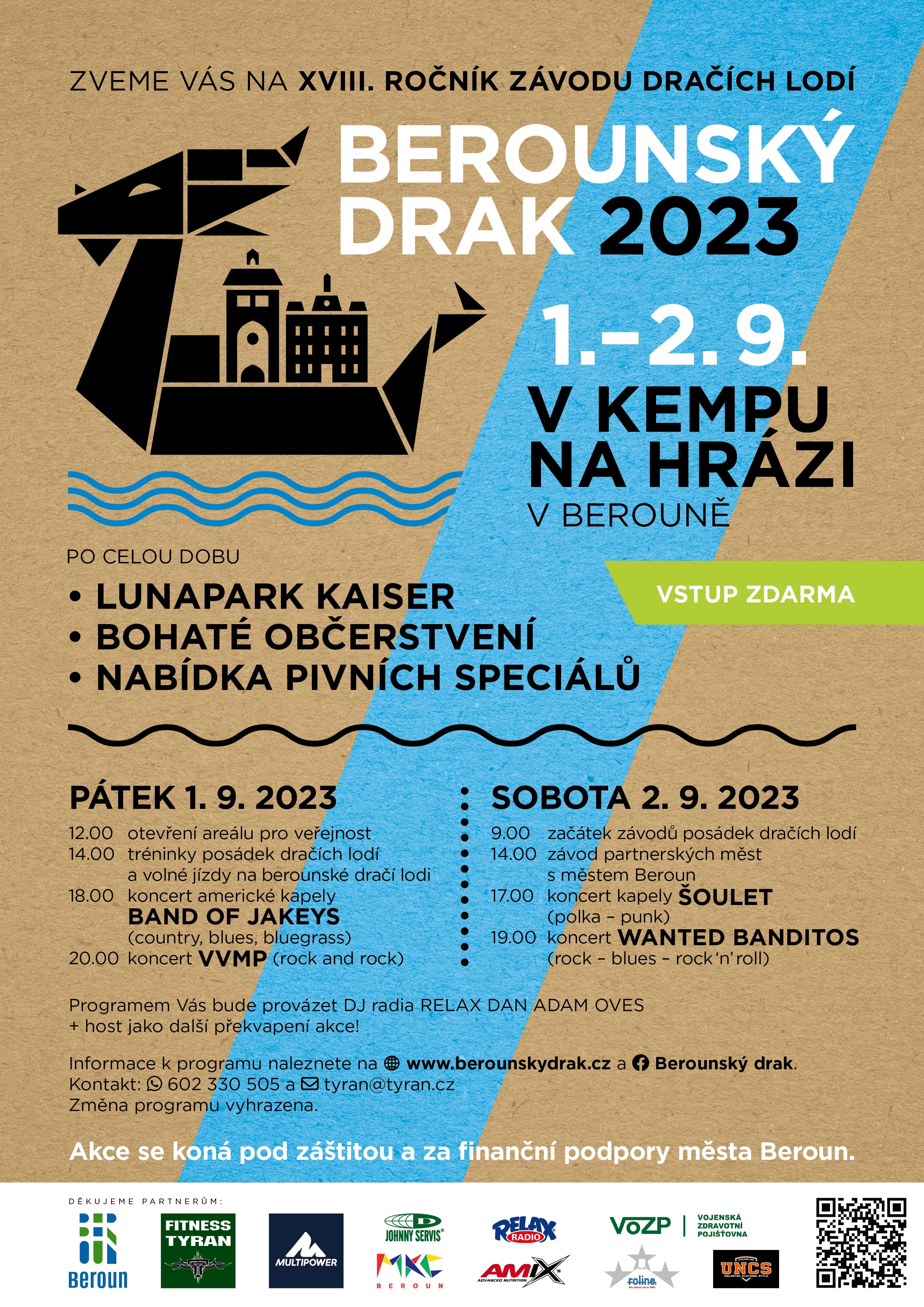 Berounský drak 2023 - plakát